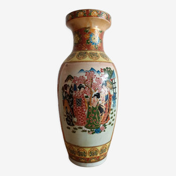 Ancien vase japonais style Satsuma