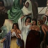 A. De Cramer. Grand tableau. "Scène biblique"