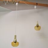 Pair of Mid-century Pendants, Czechoslovakia, 1960's.