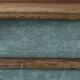 Vintage rattan shelf