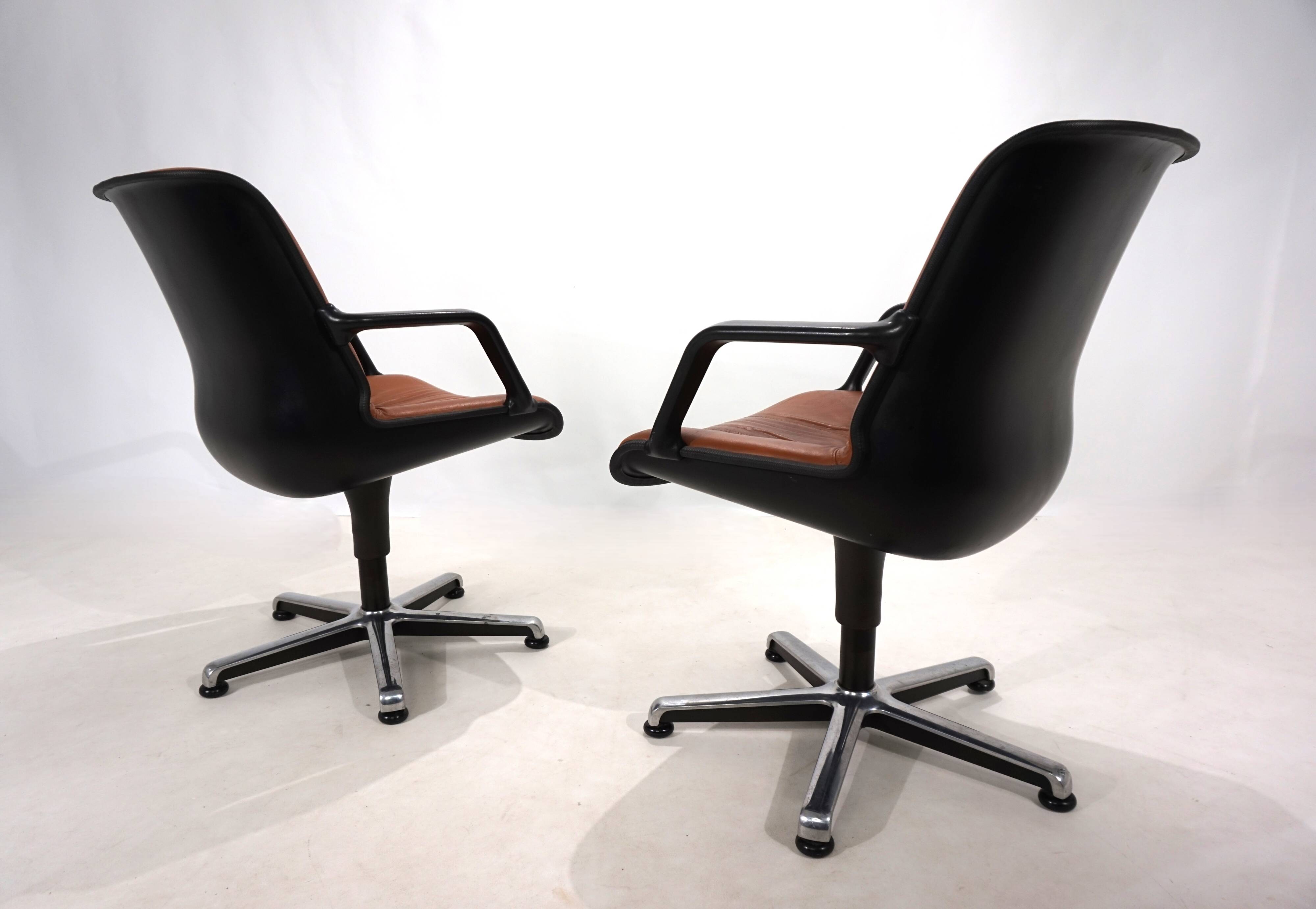 Set of two Fröscher office chairs by Burkhard Vogtherr, 1970