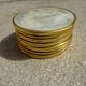 Series of 12 vintage mother-of-pearl coasters