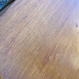 Rattan chest of drawers and vintage wood