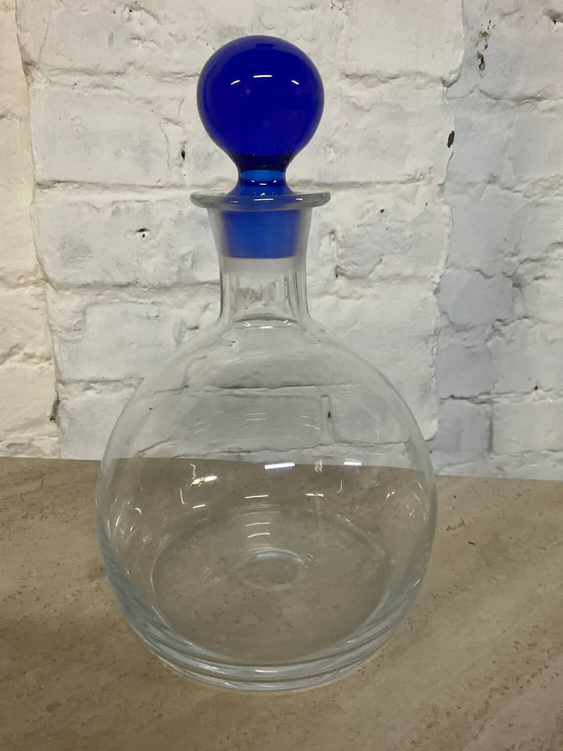 Vintage blown glass carafe