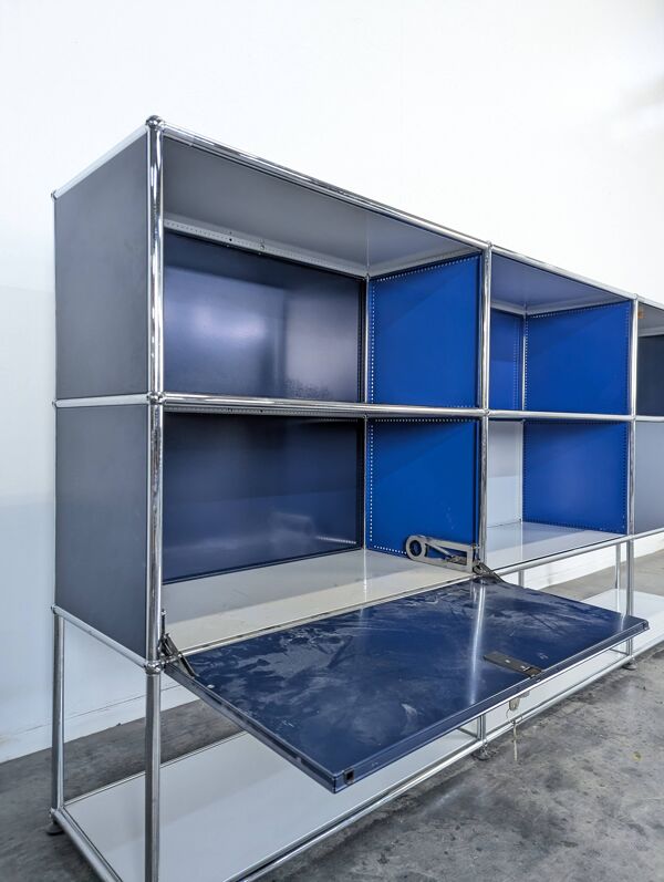 Enfilade USM Haller bleu