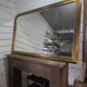 Louis Philippe style gilded mirror, mid-20th century, bevelled mirror.