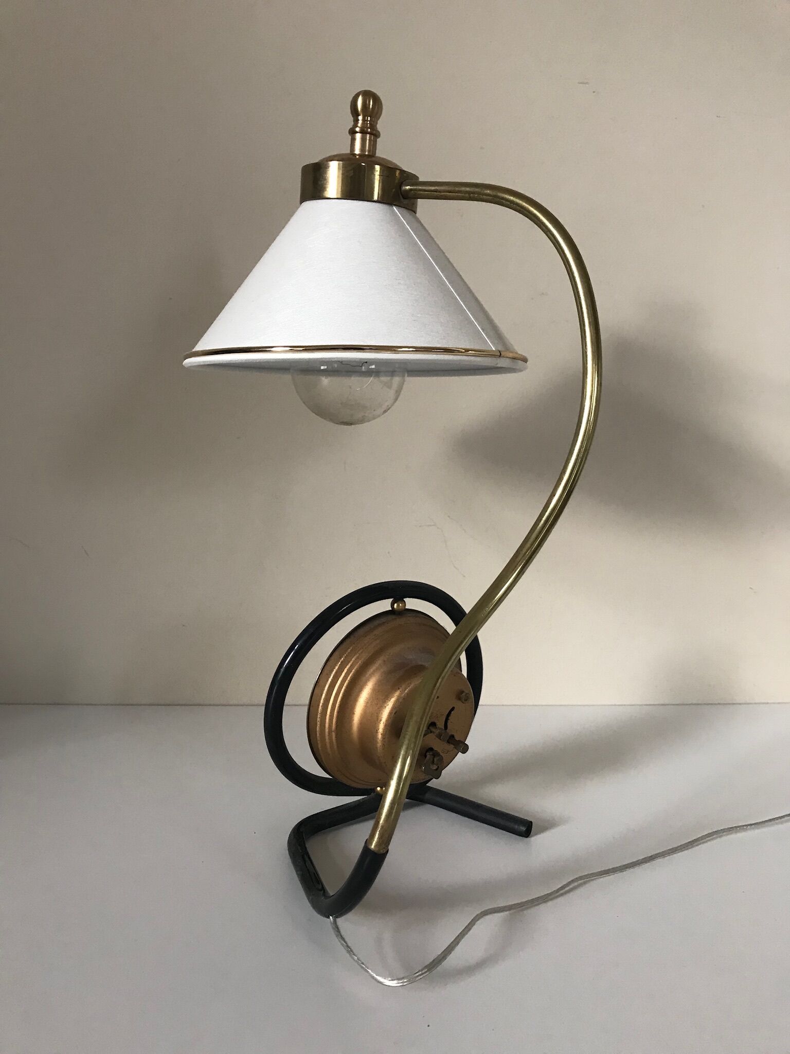 Lamp alarm clock vintage 60s bayard
