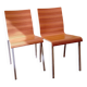 Pair of vintage Kuadra chairs / Pedrali - Italian design
