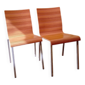 Paire de chaises vintage Kuadra / Pedrali - Design italien