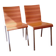 Pair of vintage Kuadra chairs / Pedrali - Italian design