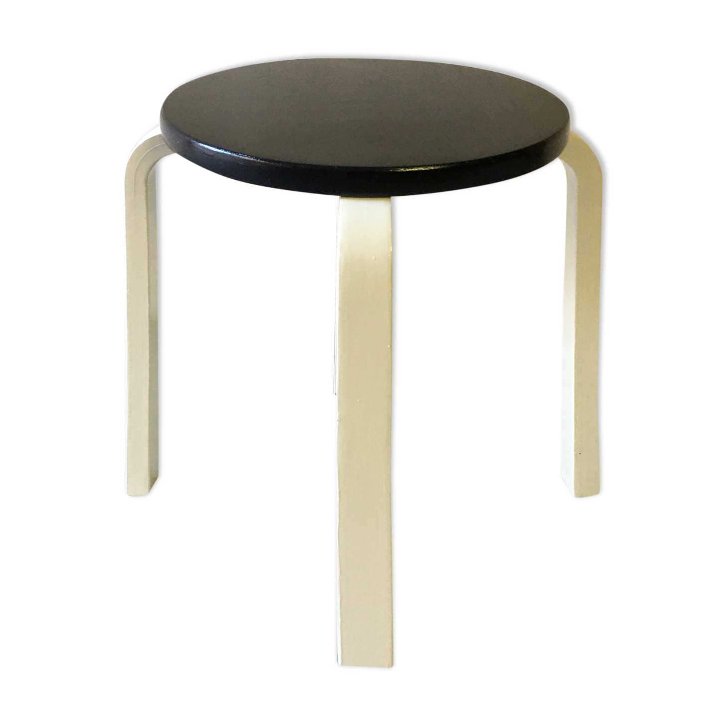 Two-tone Scandinavian stool