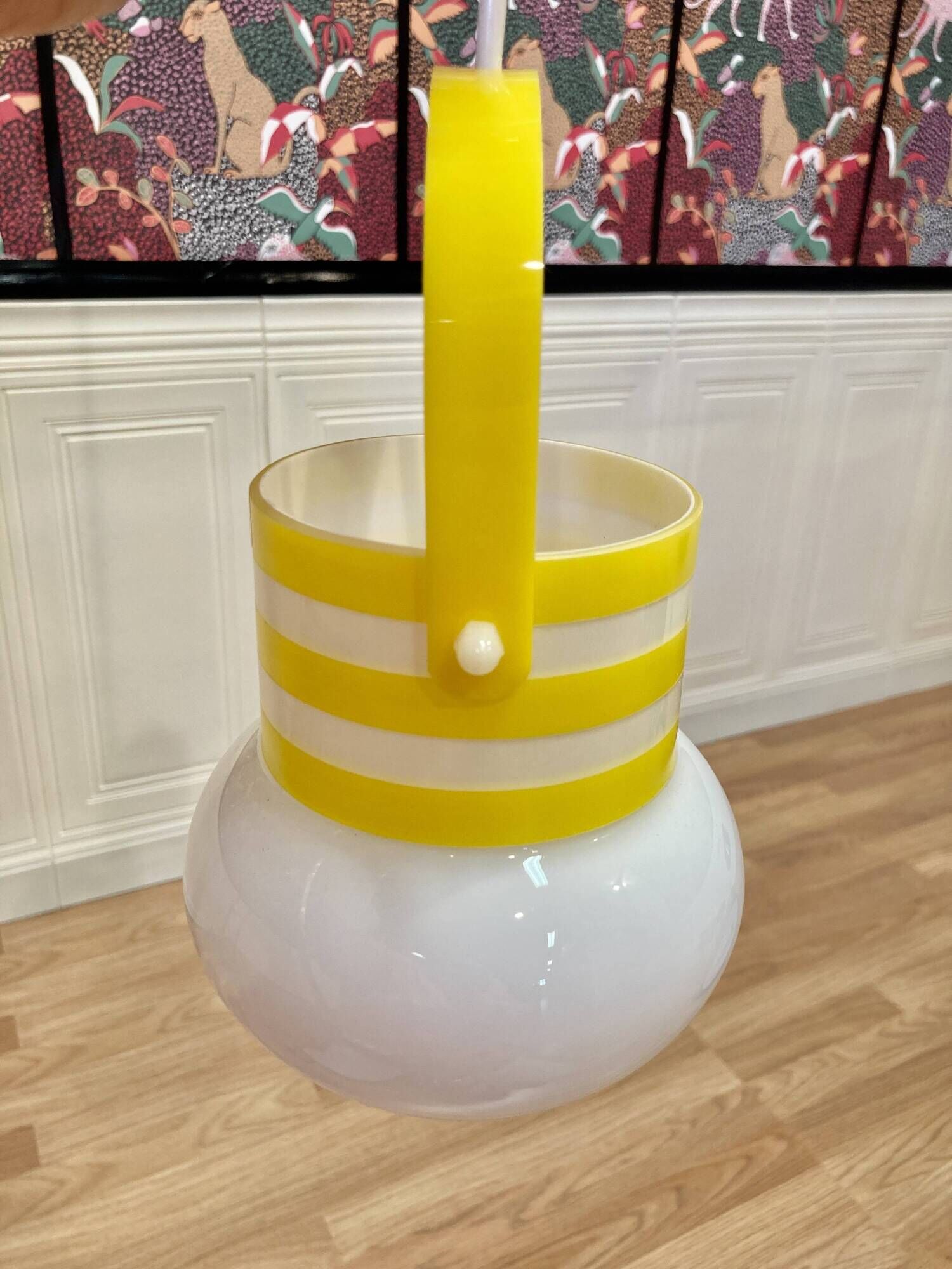 SUSPENSION GLASS SCANDINAVIAN DESIGN. 1960