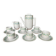 Vintage Limoges porcelain coffee set Bernardaud Eridan Design 1970