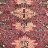 Tapis Turkmen afghan fait main 115x136cm