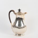 Silver metal tea and coffee service