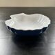 Grand plat coquillage bleu