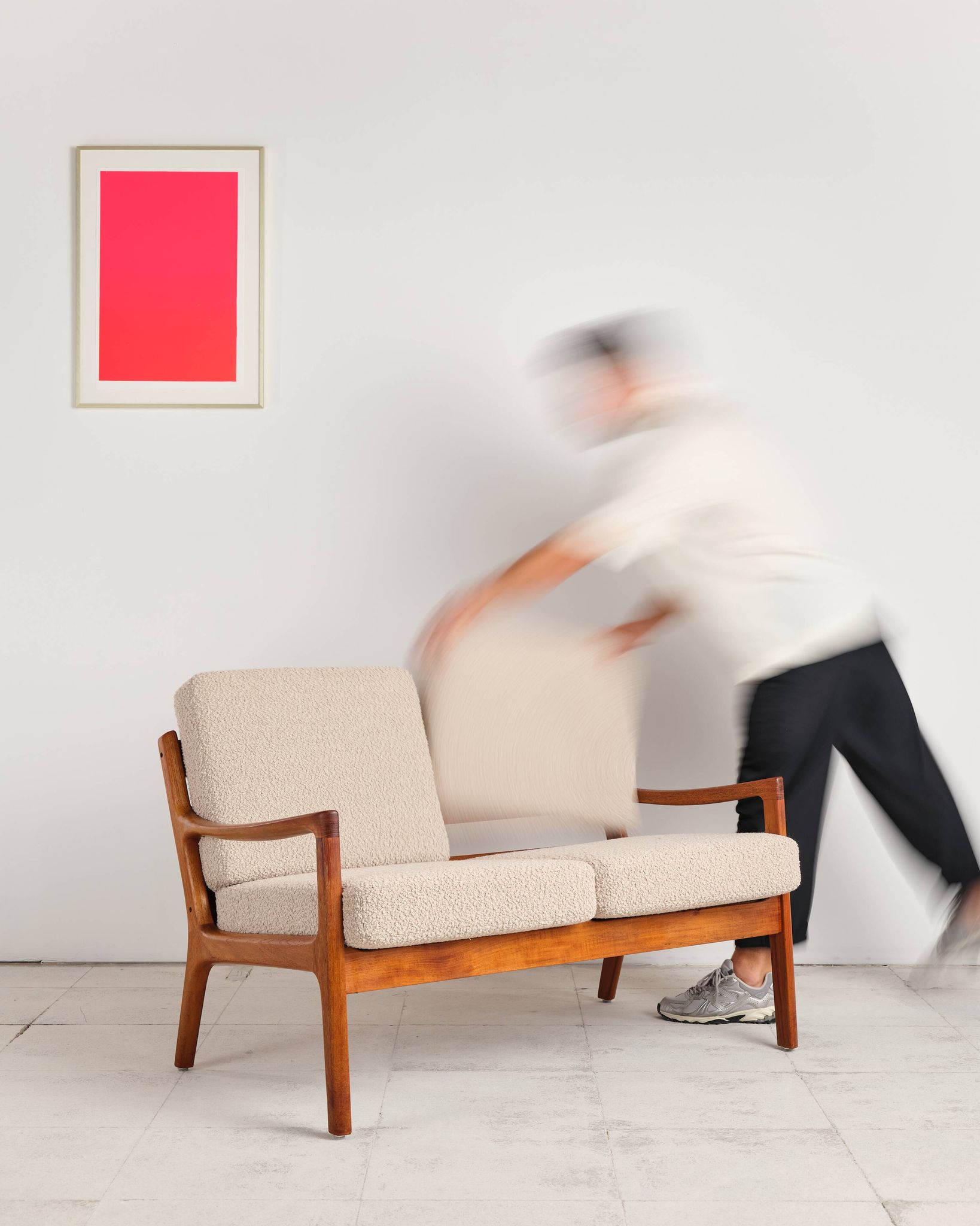 Sofa by Ole Wanscher for France & Son, Senator series, in teak.