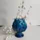 Blue ceramic vase