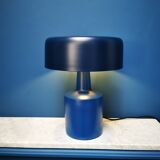 Blue metal lamp