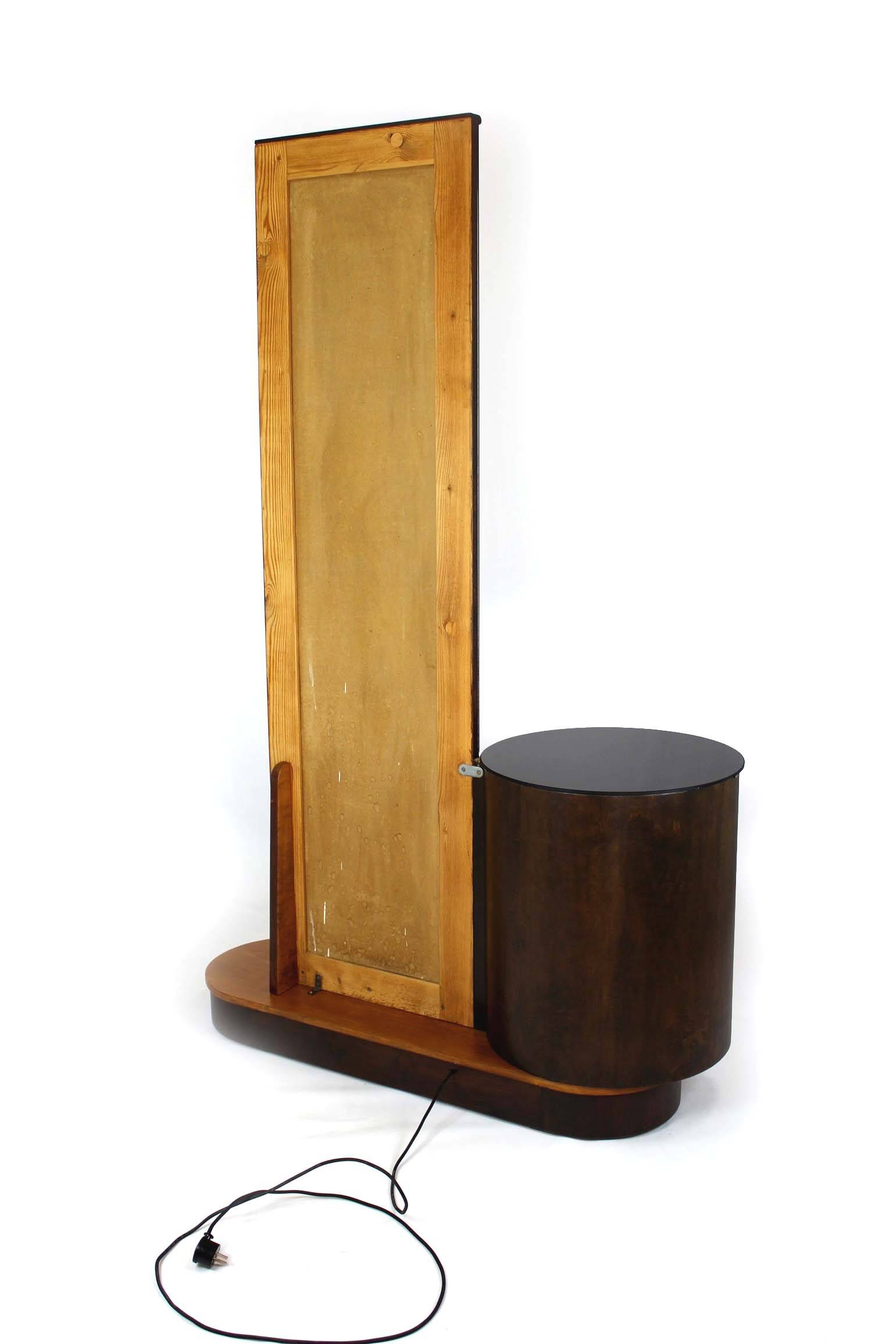 Restored Dressing Table with Mirror by J. Halabala for Up Zavody, 1940s