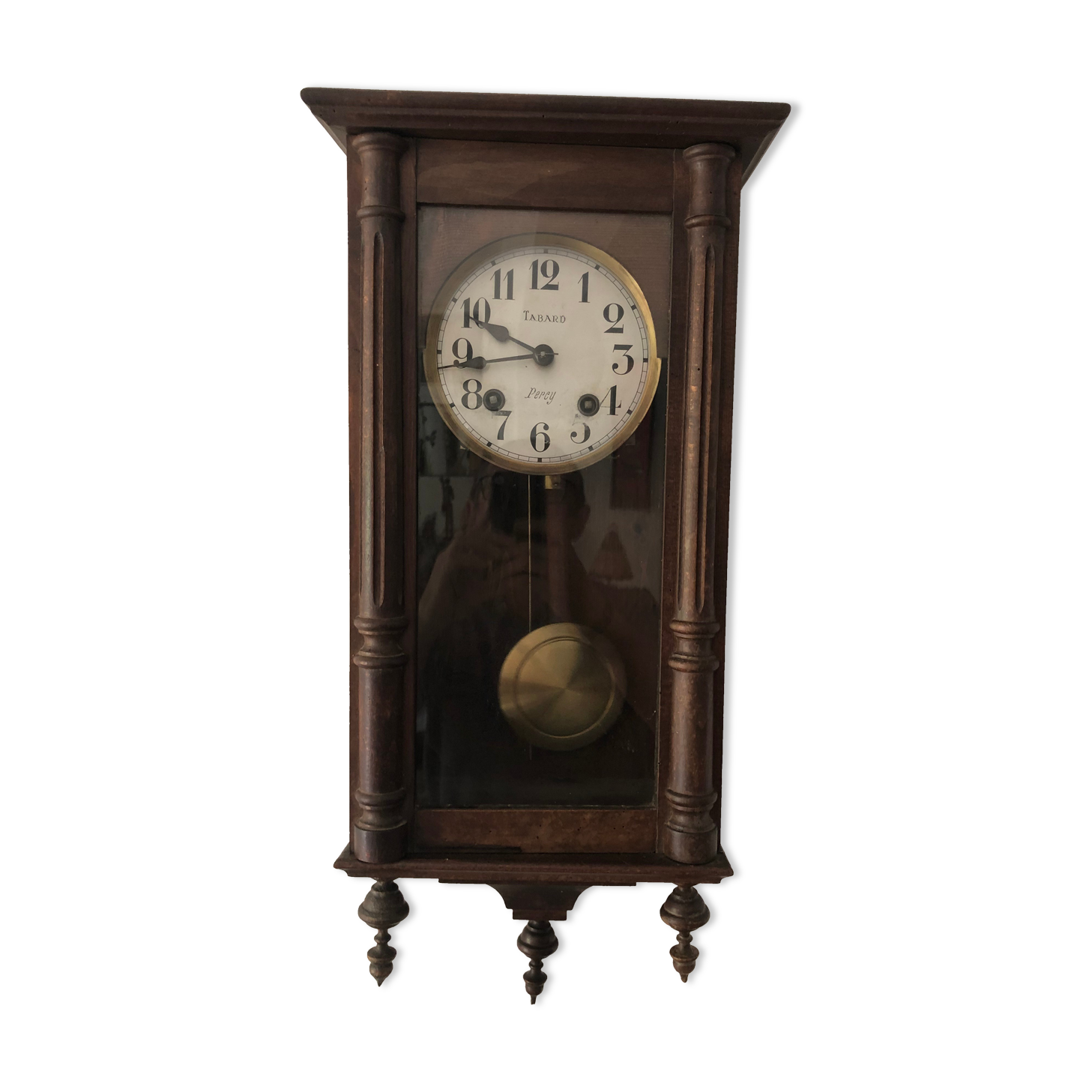 Antique wall chime clock