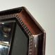 Ripple frame mirror octagonal