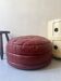 For round leather patchwork Dlg de sede, design 1970.