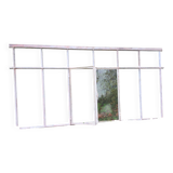 Old glass roof with window