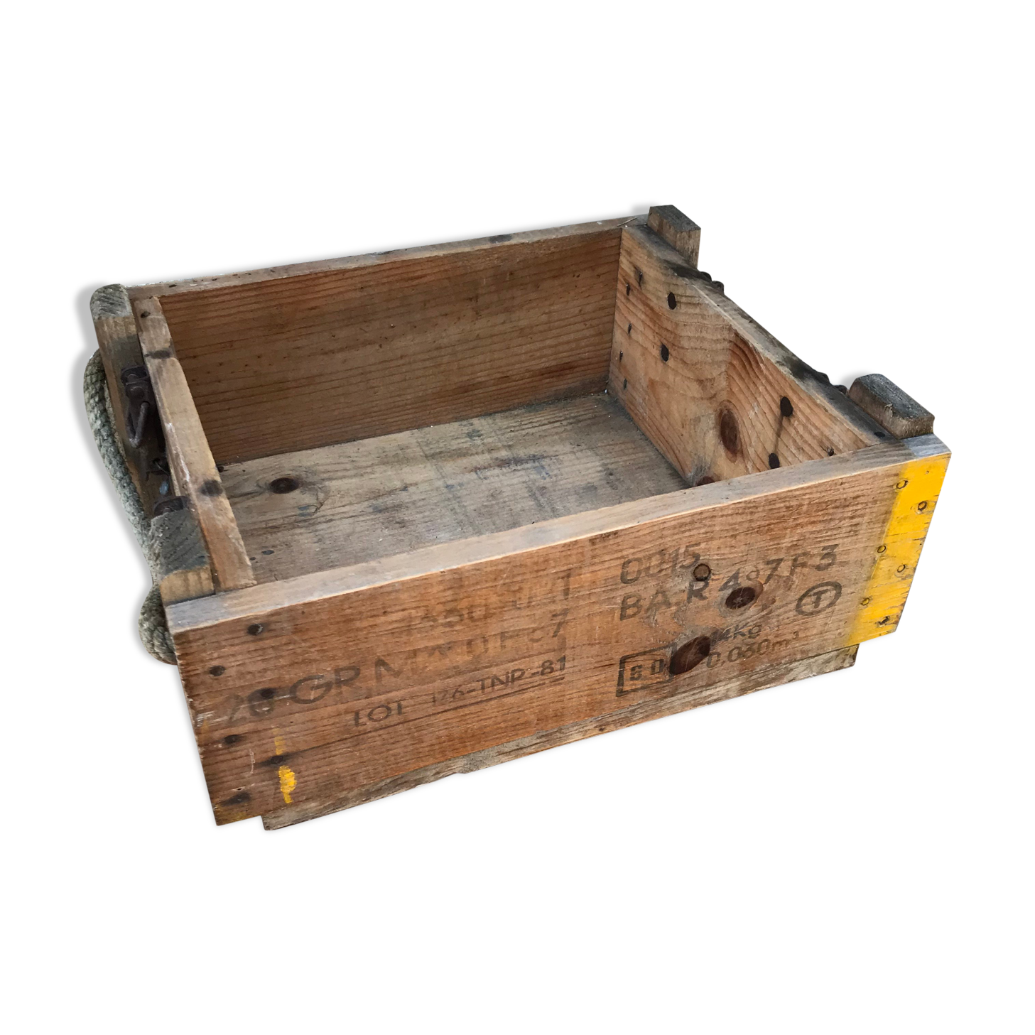 Former wood munition case