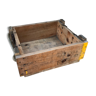 Ancienne caisse à munition bois avec fermoirs métal
