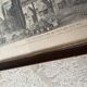 Paris 19th engraving, glass frame