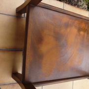 50s wooden table industrial style