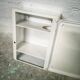 Metal bathroom cabinet