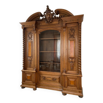 Neo Renaissance style castle bookcase