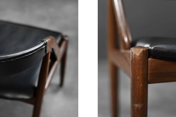 Vintage Mid-Century Danish Modern Teak Chair Model 31 by Kai Kristiansen