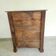 commode 4 tiroirs meuble rangement bois ronce de noyer ancienne vintag