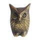 Chiseled brass owl