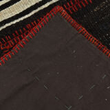 2x8 brown & beige vintage runner rug 66x248cm