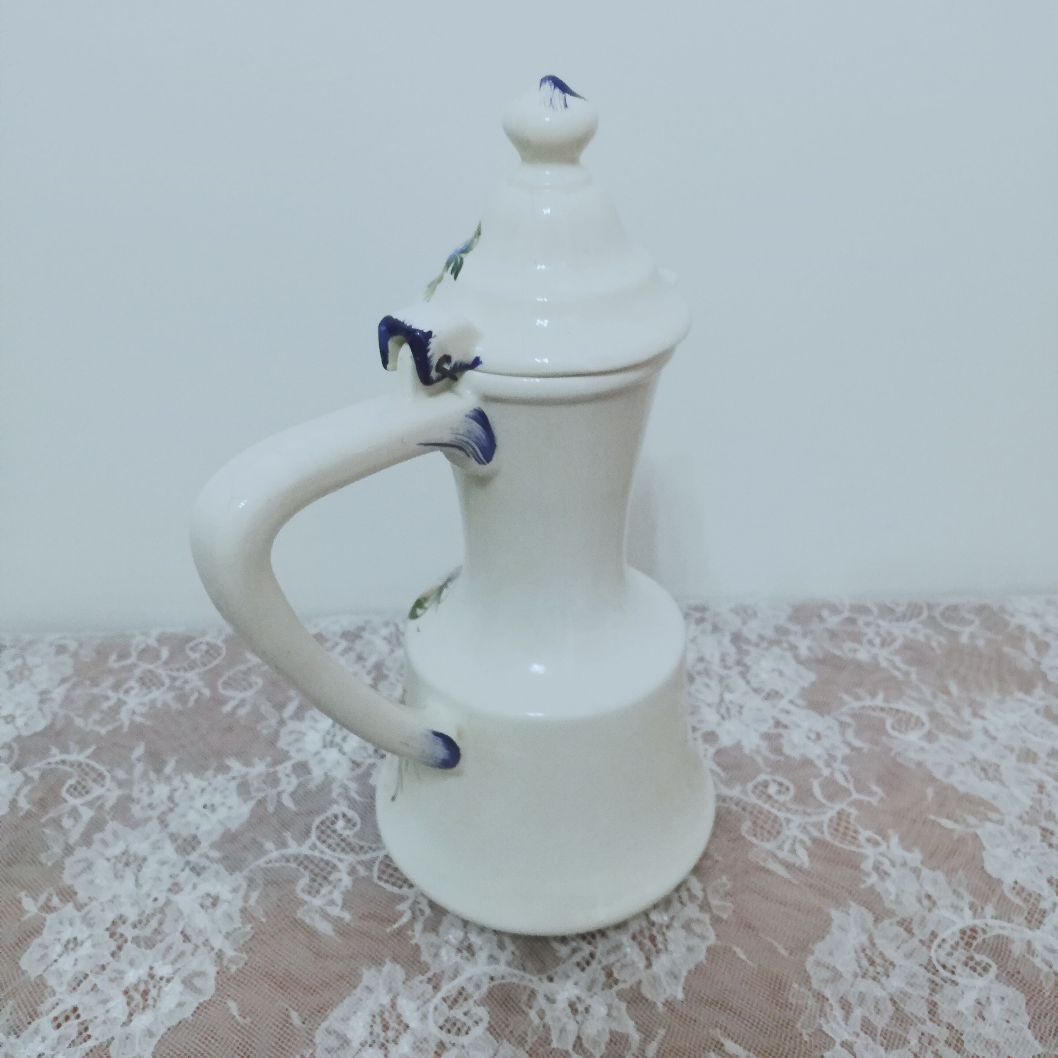 Pitcher vase in Italian earthenware