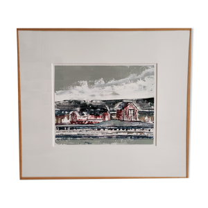 Paysage scandinave