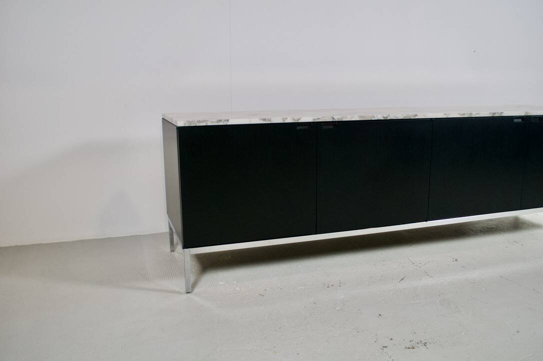 BLACK OAK AND FLORENCE MARBLE SIDEBOARD KNOLL 2000 KNOLL INTERNATIONAL PUBLISHER