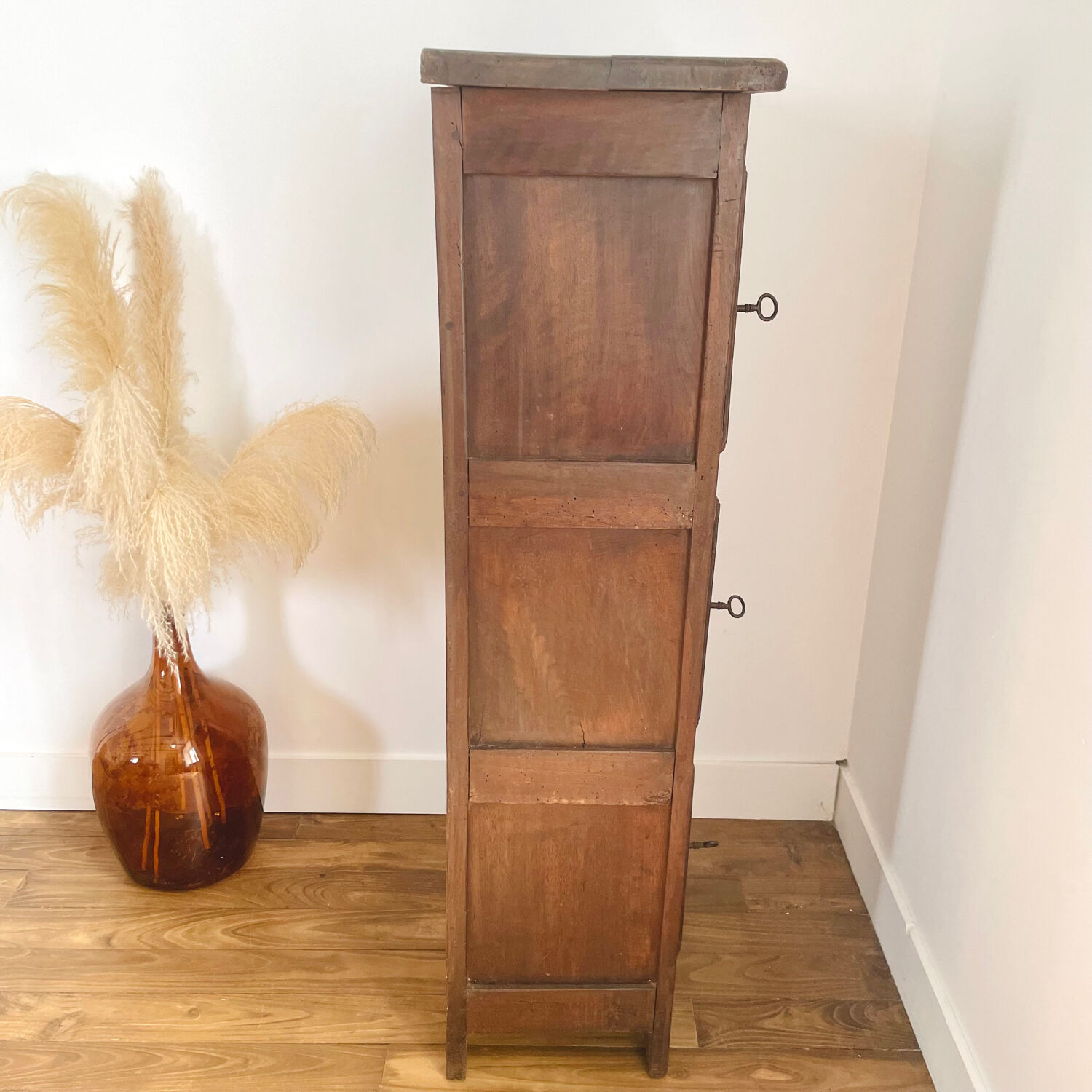 Antique locker cabinet