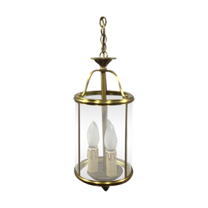 Lanterne 3 lumières en bronze
