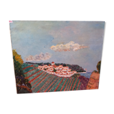 Oil on canvas-landscape Andalusia