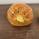 Vintage barbotine pepper and salt shaker in the shape of garlic and onion
