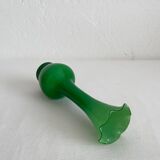 Vintage green opaline soliflore vase