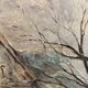 Peinture de paysage sous la neige
