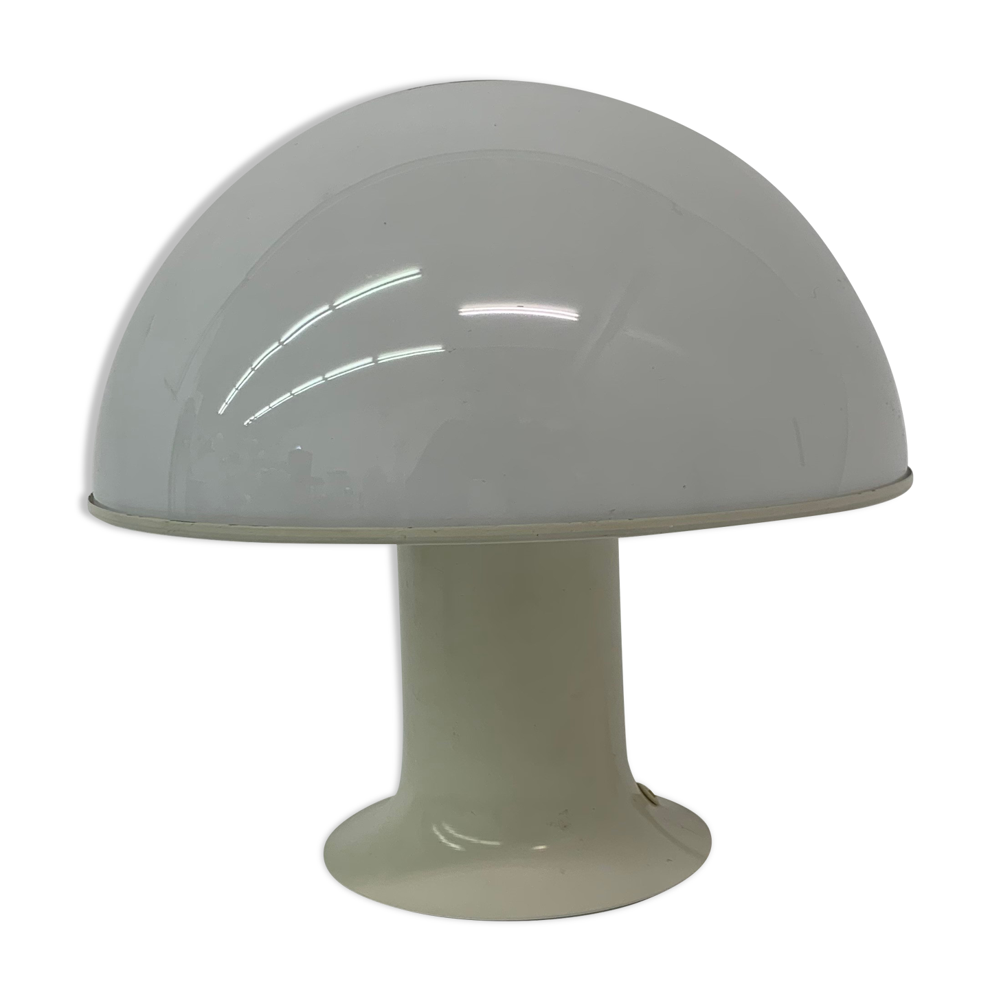 Mid-century design mushroom table lamp Dijkstra holland , 1970's
