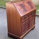 English solid wood donkey back writing desk, 20th century