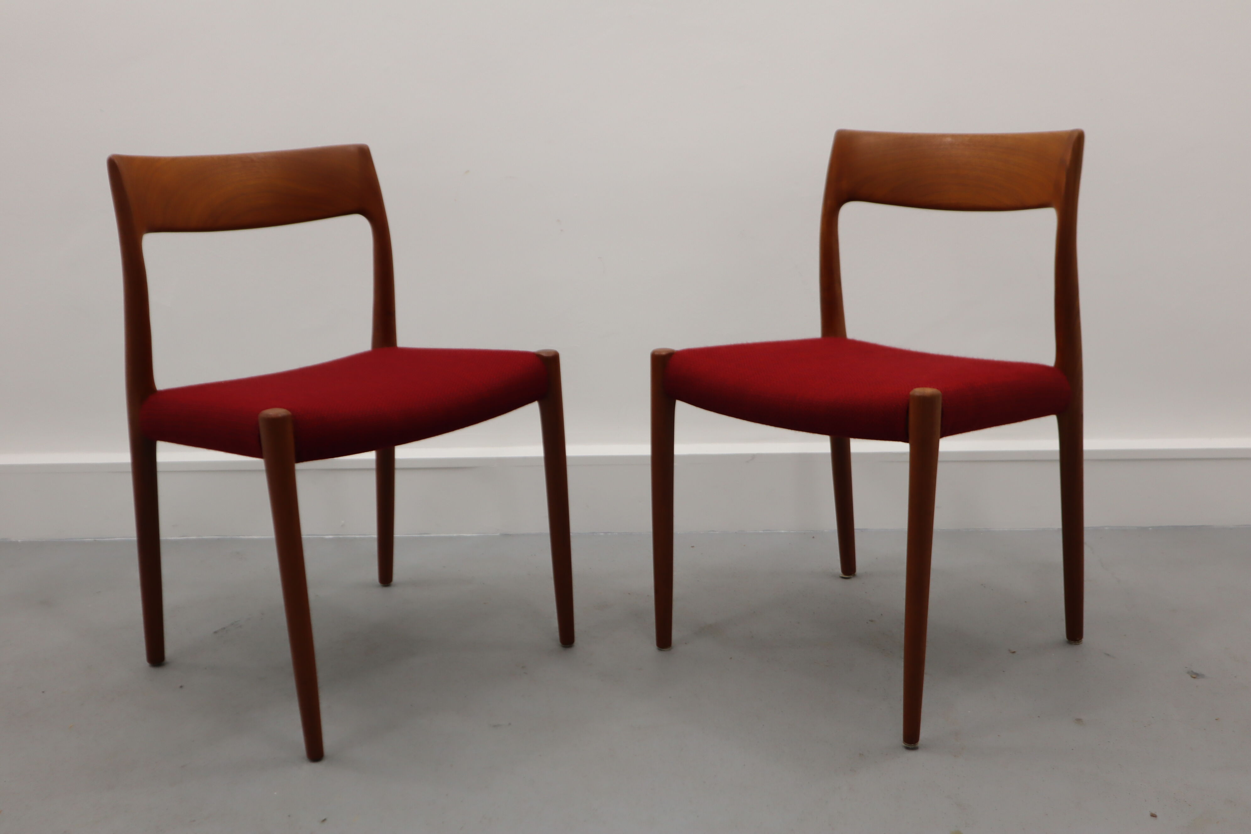 Danish Chairs by Niels Møller for J. L. Møllers, 1960